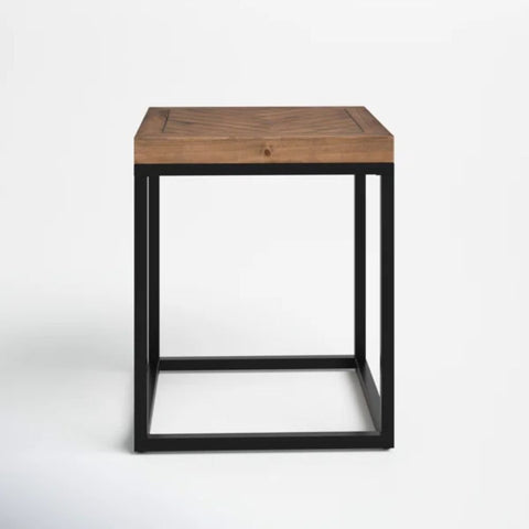 Solid Wood End Table | Living Room Accent Side Table – Oakvello