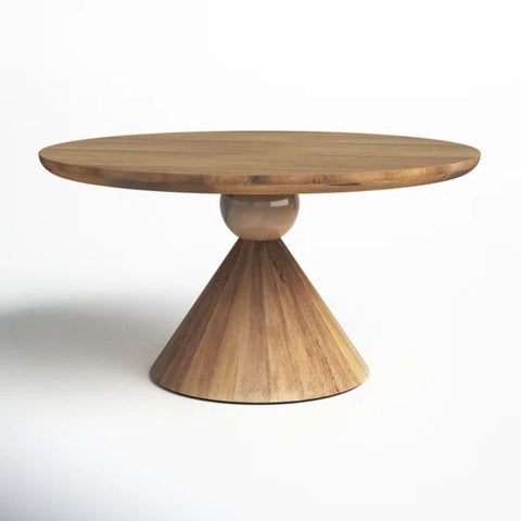 Solid Wood Round Dining Table | Classic Kitchen & Dining Furniture – Oakvello