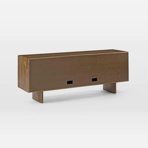 Natural Solid Wood Sideboard TV Cabinet | Media Console & Storage – Oakvello