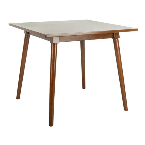 Walnut Solid Wood Square Dining Table | Kitchen & Dining Furniture – Oakvello