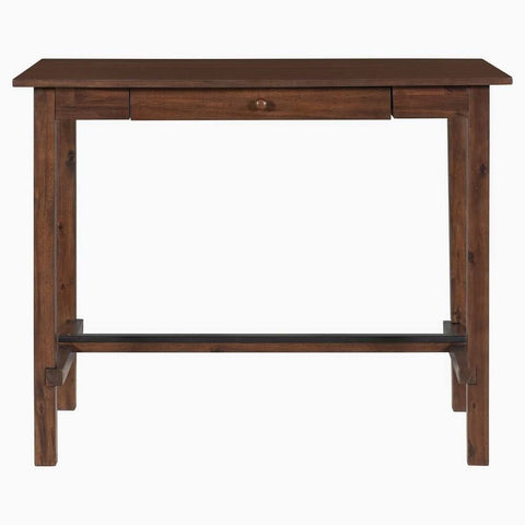 Walnut Solid Wood Dining Table with Storage Drawer – Oakvello