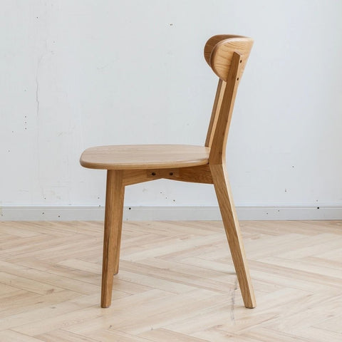 Natural Oak Solid Wood Dining Chair | Kitchen & Dining Seating – Oakvello