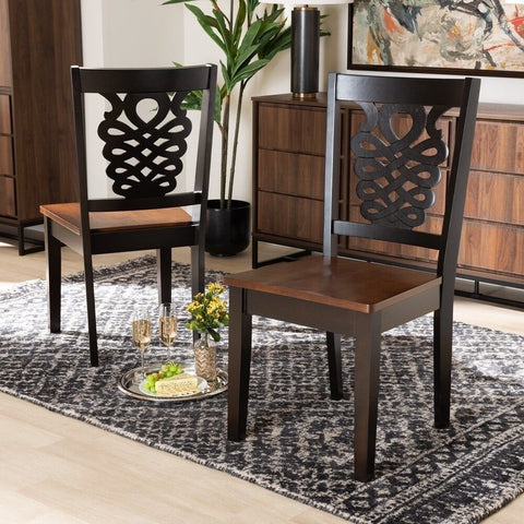 Modern Contemporary Solid Wood Dining Chair | Stylish Kitchen Seating – Oakvello