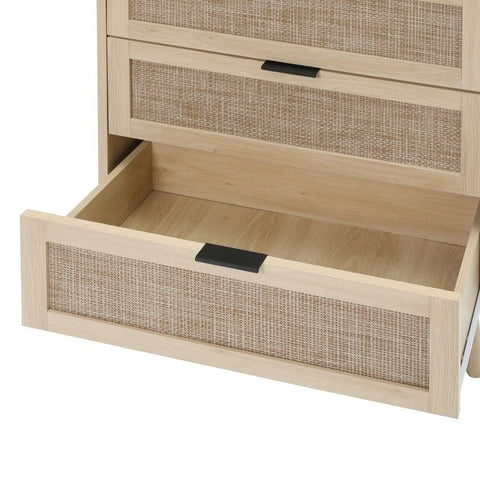 Natural Solid Wood 3-Drawer Cabinet | Living Room & Bedroom Storage – Oakvello