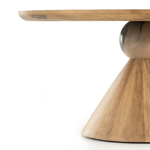 Solid Wood Round Dining Table | Classic Kitchen & Dining Furniture – Oakvello