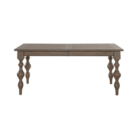 Dusty Taupe Solid Wood Rectangular Leg Table | Living Room Furniture – Oakvello