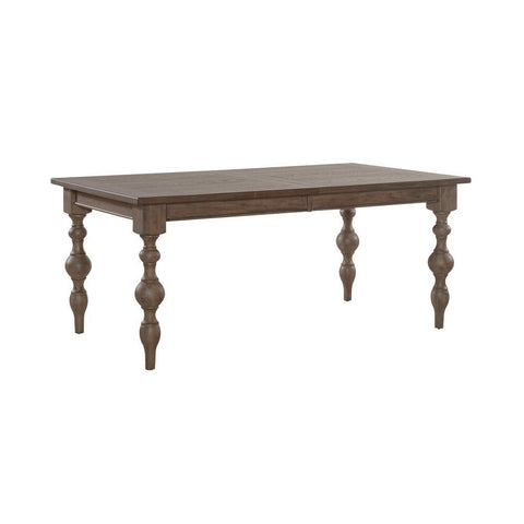 Dusty Taupe Solid Wood Rectangular Leg Table | Living Room Furniture – Oakvello