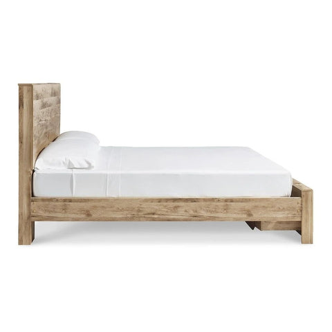 Brown Solid Wood Storage Bed | Bedroom Furniture with Drawers – Oakvello