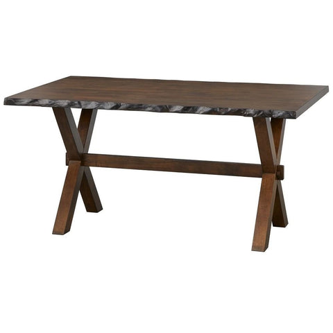 Live Edge Solid Walnut Wood Dining Table | Natural Slab Kitchen Furniture – Oakvello