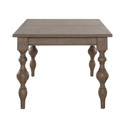 Dusty Taupe Solid Wood Rectangular Leg Table | Living Room Furniture – Oakvello