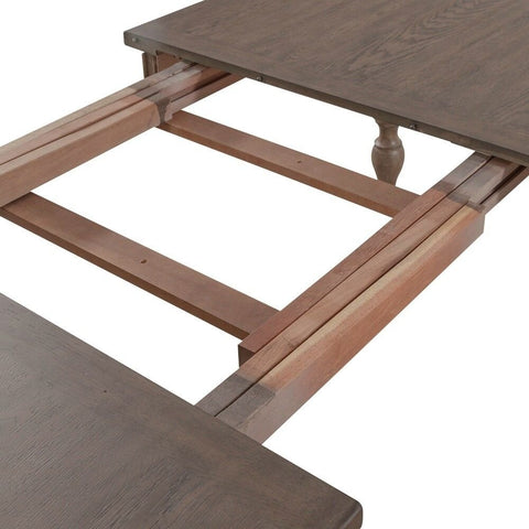Dusty Taupe Solid Wood Rectangular Leg Table | Living Room Furniture – Oakvello