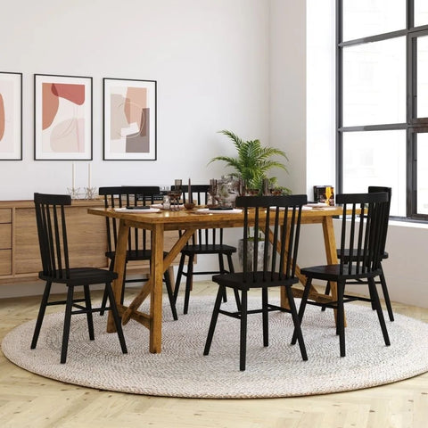 Solid Wood Dining Table | Premium Hardwood Kitchen Furniture – Oakvello
