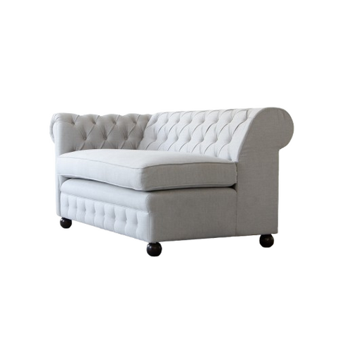 Cloud Chesterfield Sofa | Extra Large Tufted Fabric Sofa in 2 Parts | 4 to 8 Seater