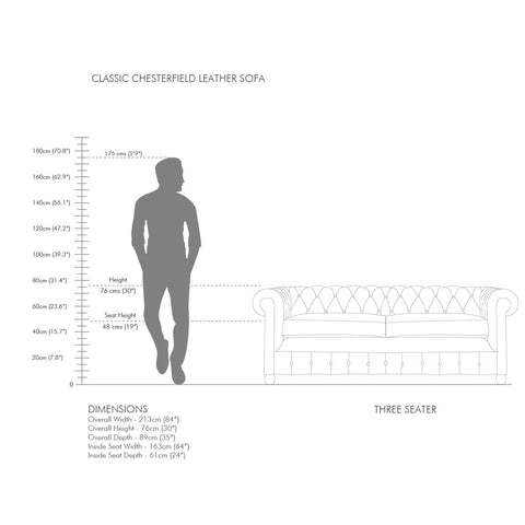 Walnut Tuft Sofa | Handcrafted Leather Chesterfield Sofa with Diamond Tufting & Rolled Arms