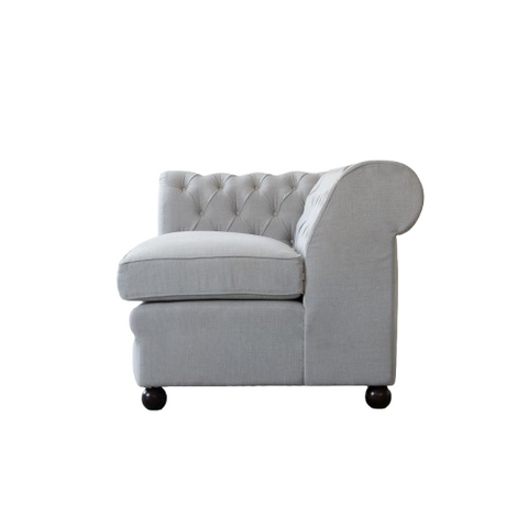 Cloud Chesterfield Sofa | Extra Large Tufted Fabric Sofa in 2 Parts | 4 to 8 Seater
