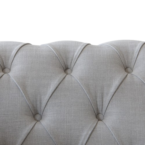 Cloud Chesterfield Sofa | Extra Large Tufted Fabric Sofa in 2 Parts | 4 to 8 Seater