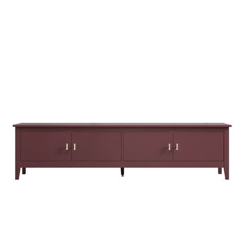 Noir 180cm Wide TV Unit, Wild Cherry