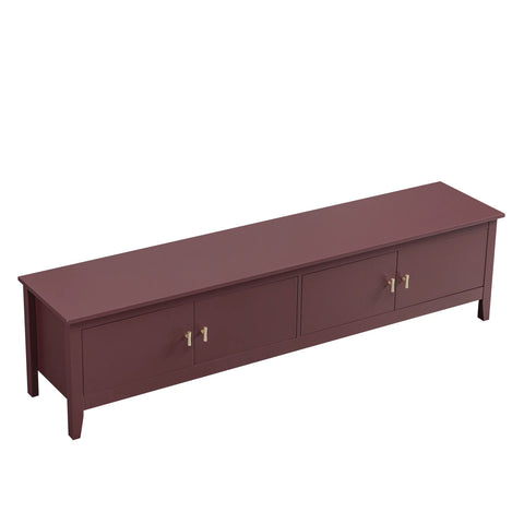 Noir 180cm Wide TV Unit, Wild Cherry